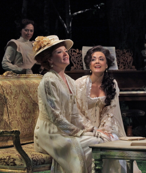 (L to R) Candra Savage as Petra, Erin Holland as Countess Charlotte Malcolm, and Aman Photo